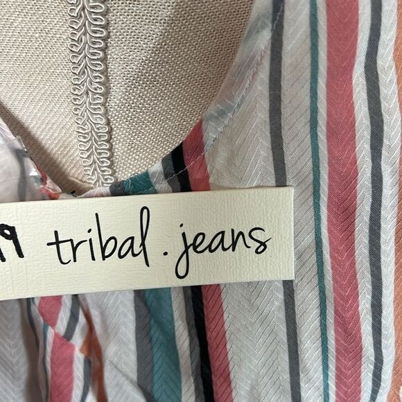 NWT Tribal Striped Sleeveless Top - Picture 8 of 13